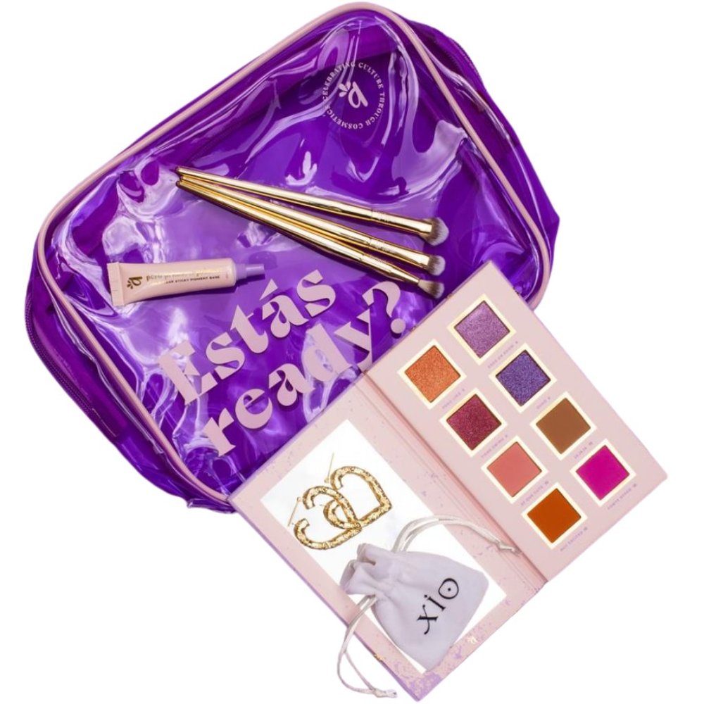 ALAMAR Spanglish Colección: Estás Ready Kit  Palette, Brushes, Earrings, Primer!
